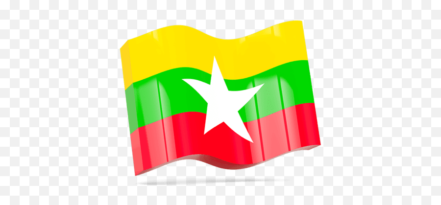 Myanmar Flag Icon - Clipart Myanmar Flag Png,Green Flag Icon