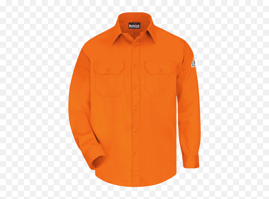 Bulwark 7 Oz Excel Fr Comfortouch Shirt Volvo Ps - Light Weight Welding Jacket Png,Shirt Button Png