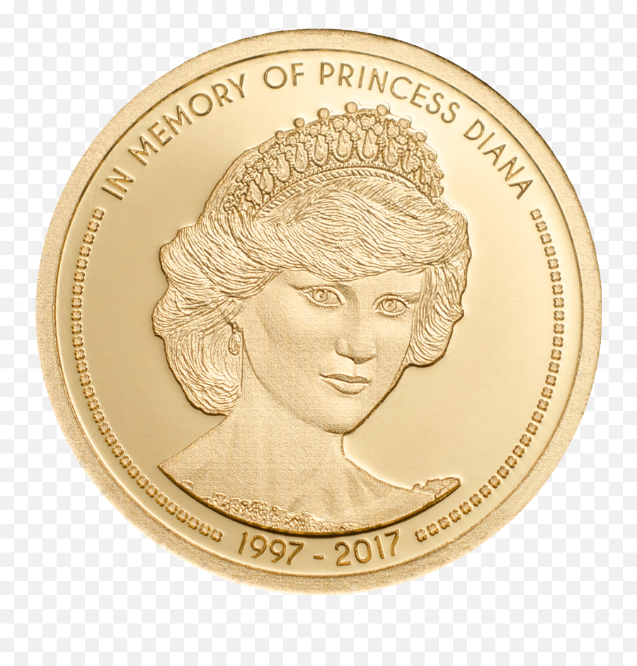 Cook Islands - 2017 5 Dollars In Memory Of Princess Diana Small Gold Princess Diana Cook Island Gold Coins Png,Diana Summoner Icon