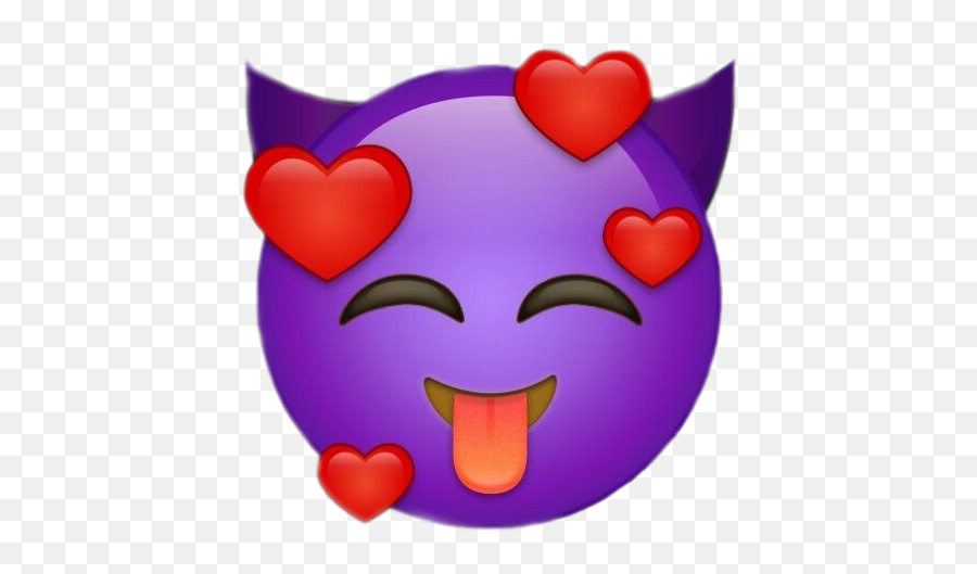 Emoji Emojis Evil Devil Purple Love - Devil Emoji Png,Devil Emoji Png