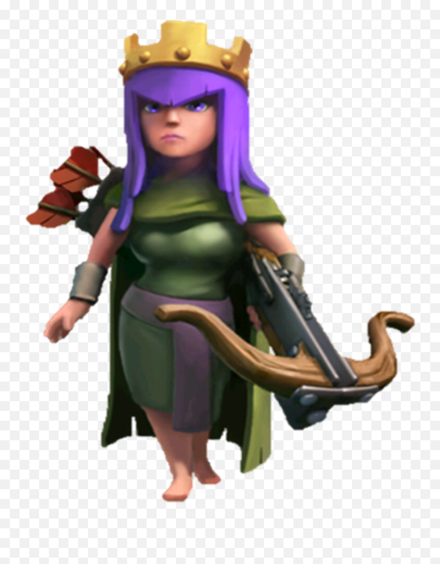 Queen Character Fictional Archer Icon - Clash Of Clans Archer King Png,Clash Png