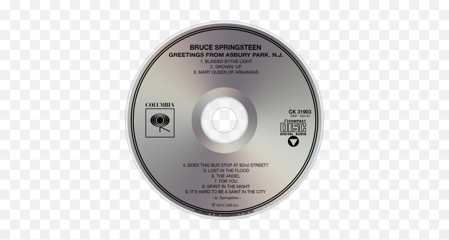 Bruce Springsteen Music Fanart Fanarttv - Optical Disc Png,Cd Icon Missing From My Computer