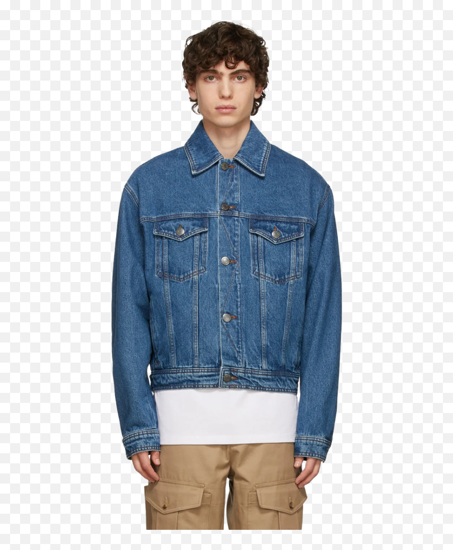 14 Best Denim Jackets For Men That Are Both Rugged And - Ami Paris Denim Jacket Boxy Fit Png,Icon Motorhead Skull Jackets