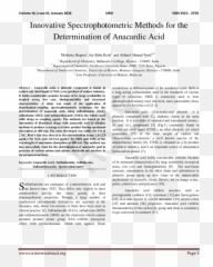Pdf Innovative Spectrophotometric Methods For The - Document png