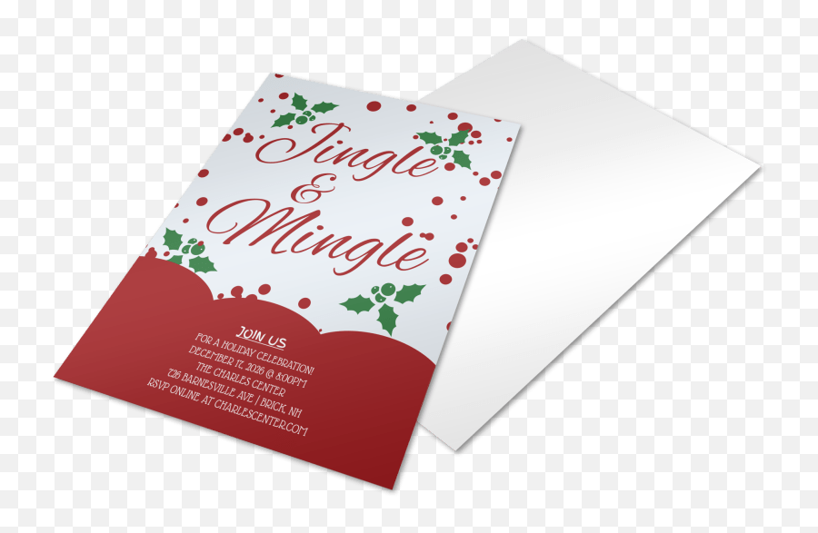 Jingle U0026 Mingle Christmas Party Flyer Template - New Year Png,Mingle Icon