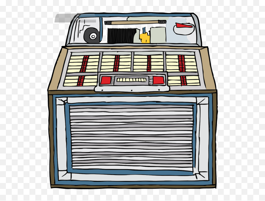 Fifties Jukebox 2 Png Svg Clip Art For Web - Download Clip Juke Box Clipart,1950s Icon
