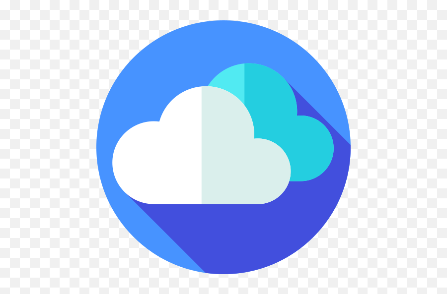 Cloudy - Free Weather Icons Cloud In Circle Clip Art Png,Onedrive Icon