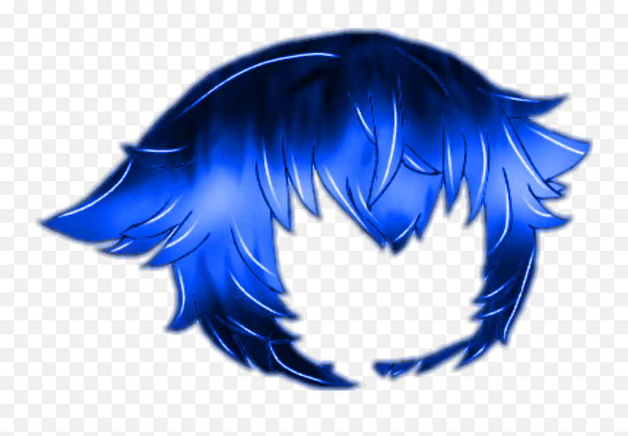 Gacha Gachalife Gachahair Gachalifehair Hair Blue Blueh - Gacha Life Hair Boy Png,Short Hair Png