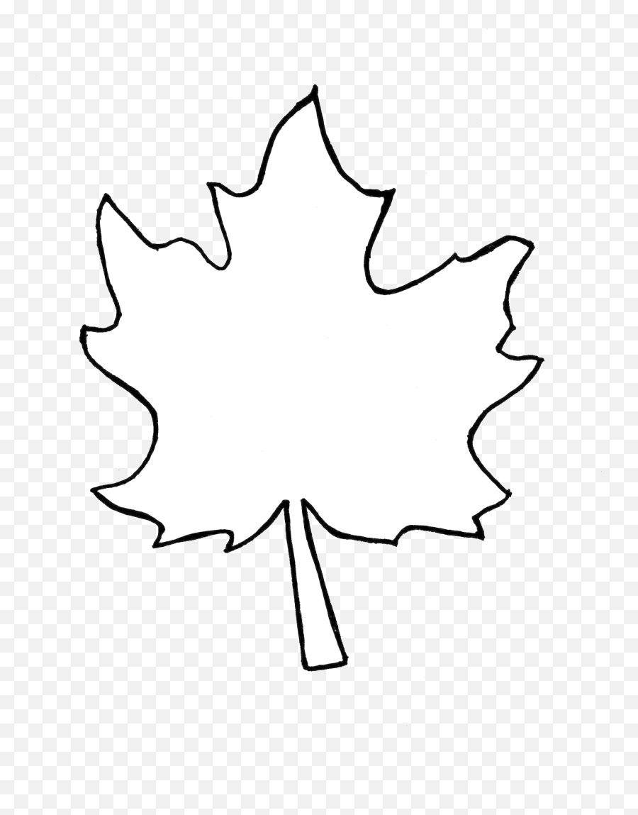 Fall Leaf Outline Png U0026 Free Outlinepng - Fall Leaves Outline,Transparent Fall Leaves