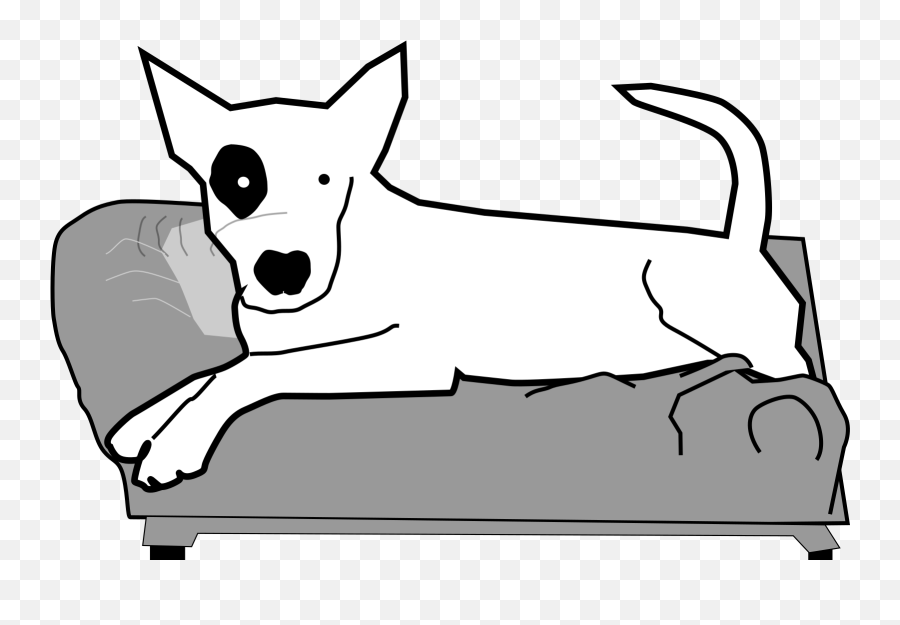 Couch Svg Clip Arts Download - Dog On The Sofa Clipart Png,Couch Png