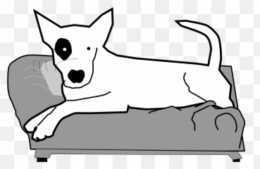 Couch Svg Clip Arts Download - Dog On The Sofa Clipart png
