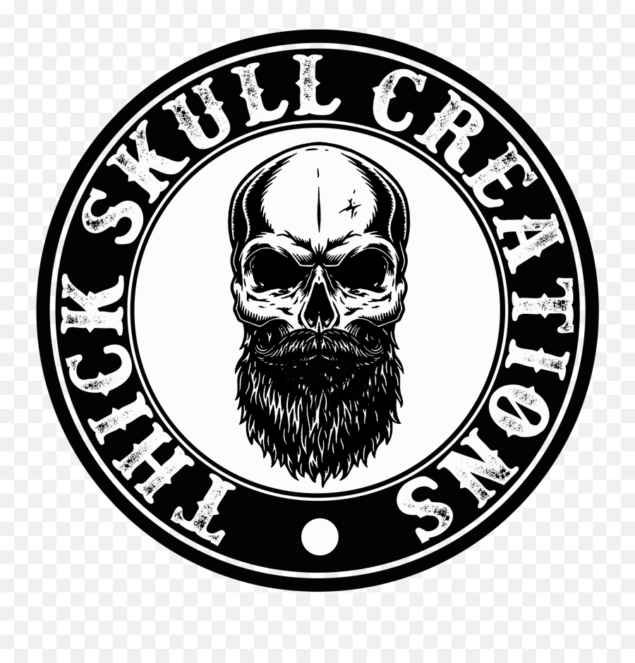 Badass Skull Png - Thick Skull Creations Skull 5457985 Emblem,Skull Png