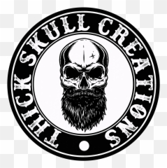Badass Skull Png - Thick Skull Creations 5457985 Emblem