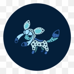 Glaceon Button Izel Studios - Illustration Png,Glaceon Png
