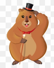 Png Clipart Transparent Background - Cartoon,Groundhog Png