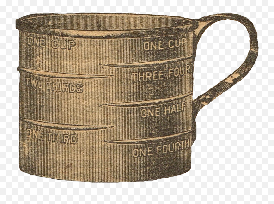 Antique Measuring Cup - Earthenware Png,Measuring Cup Png