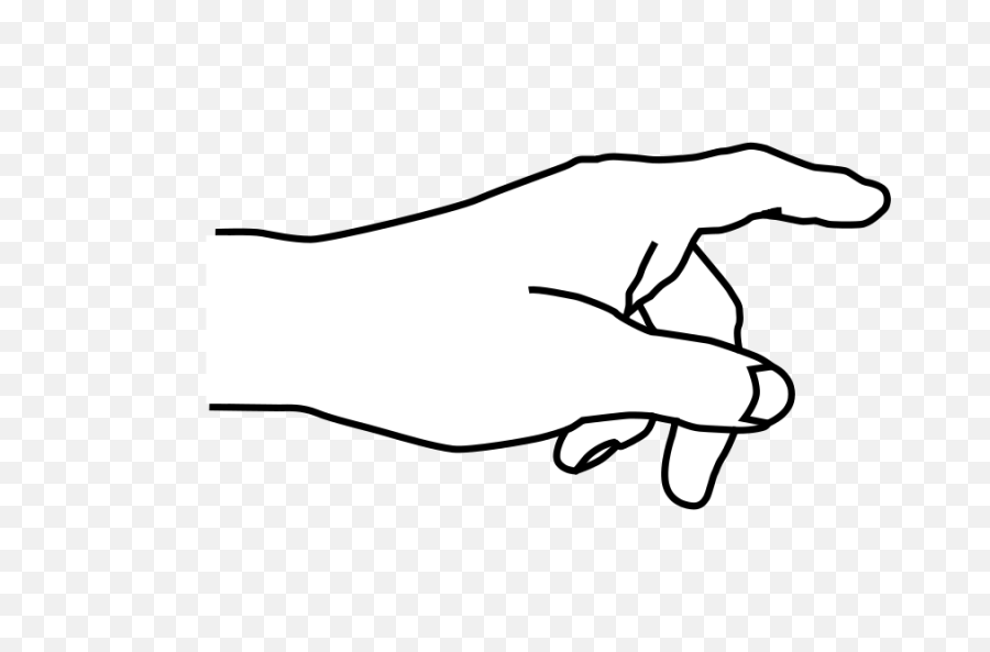 Library Of Black And White Image Royalty Free Finger - Hand Pointing Line Art Png,Finger Pointing At You Png