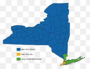 New York City Long - State Of New York Png,New York State Png