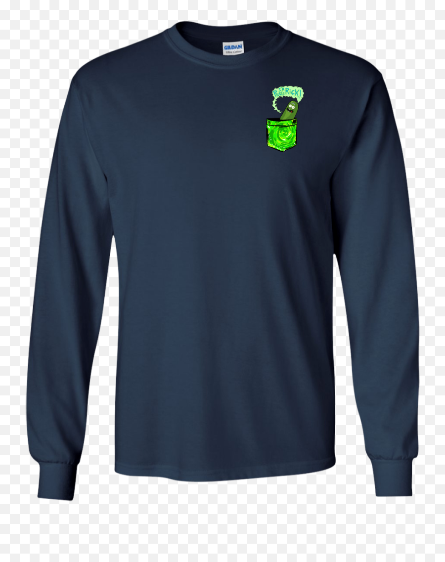 Rick And Morty T Shirts Pickle - Nils Stucki Gildan 2400 Navy Png,Pickle Rick Face Png