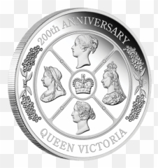 Queen Victoria - 1 Oz Emkcom Any Comments On 75th Anniversary Solid Silver 1 Coin Png,Victoria Png