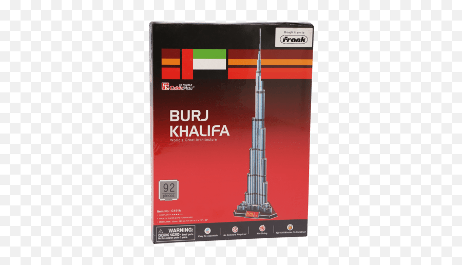 Unisex Burj Khalifa 3d Puzzle Set - 3d Png,Burj Khalifa Png