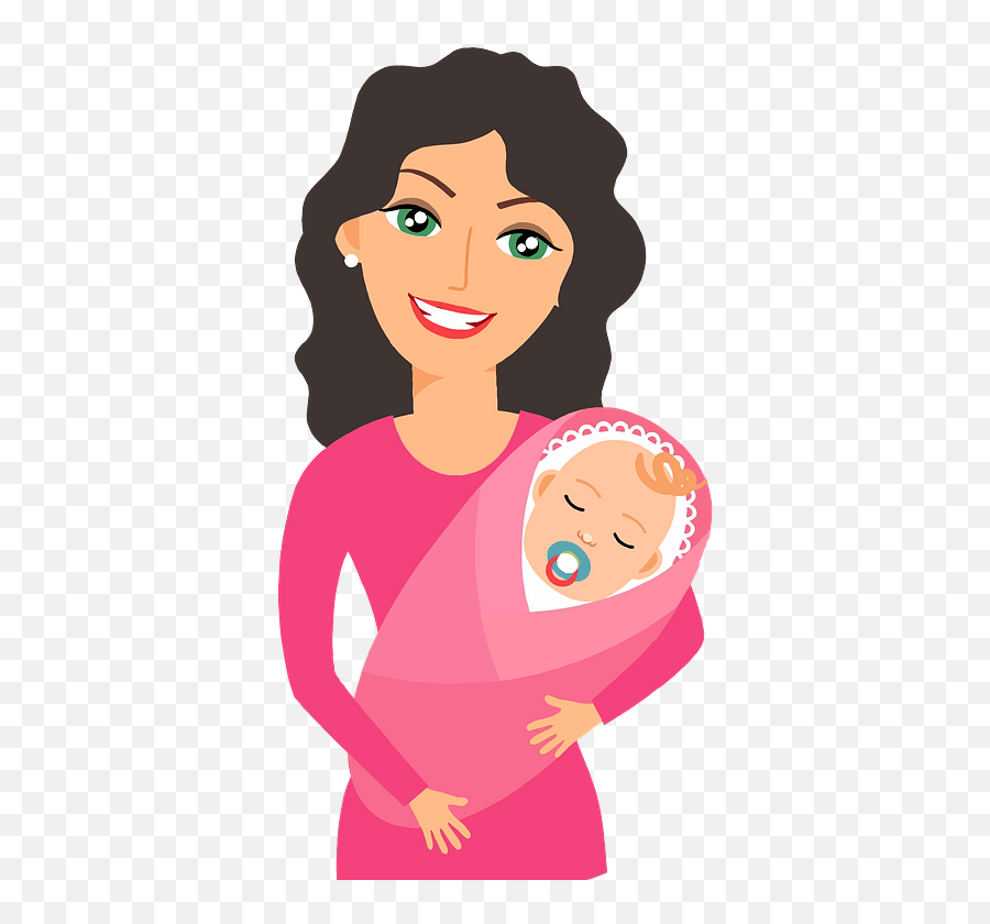 Mother Holding Baby Clipart Free Download Transparent Png - Mother And Baby Clipart,Baby Transparent