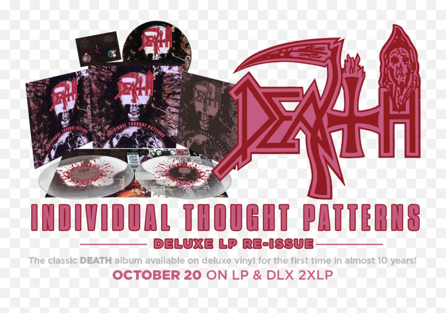 Death Individual Thought Patterns Deluxe Lp Re - Issue Out Death Individual Thought Patterns Logo Png,Death Transparent