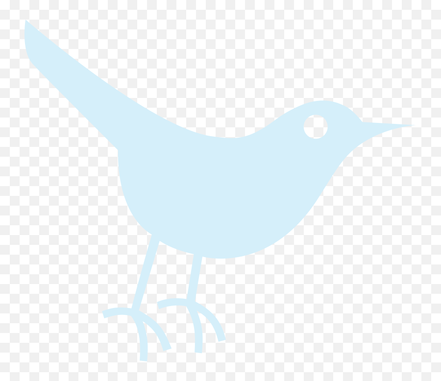 Twitter Icon Bird Vector Clipart - Twitter Bird Icon Png,Twitter Bird Transparent