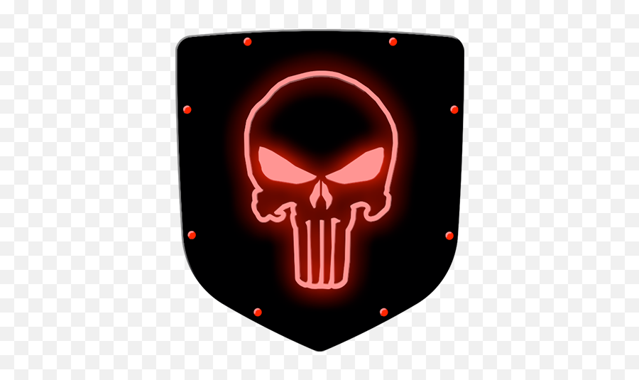 American Unlimited Punisher Skull - Red Punisher Skull Transparent Png,Punisher Png