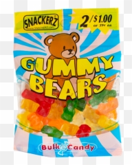 Gummy Bears 21 - Snackerz Inc 2 Gummy Bears 12 Ct Png,Gummy Bears Png