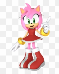Download Hd Amy Rose From Sonic Hates Aphobes - Amy Rose Amy Rose Render Png,Amy Rose Png