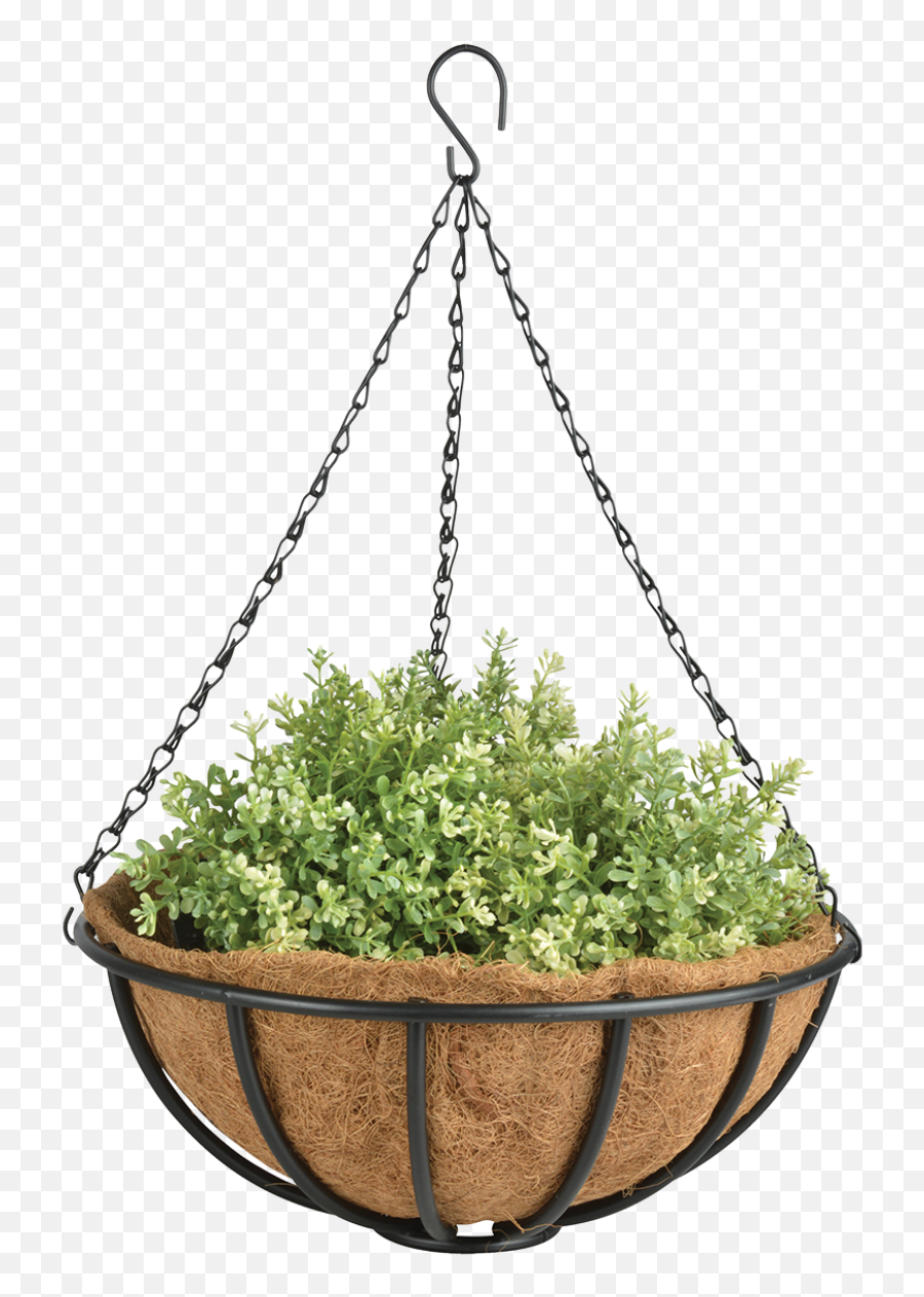 Download Metal Hanging Basket 14 - Esschertdesign Outdoor Hang Plantenbak Png,Planter Png