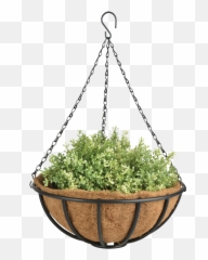 Download Metal Hanging Basket 14 - Esschertdesign Outdoor Hang Plantenbak Png,Planter Png