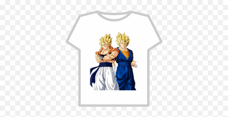 Gogeta Vegito Vip Shirt For My Mingames - Roblox Gogeta E Vegetto Dragon Ball Super Png,Gogeta Png