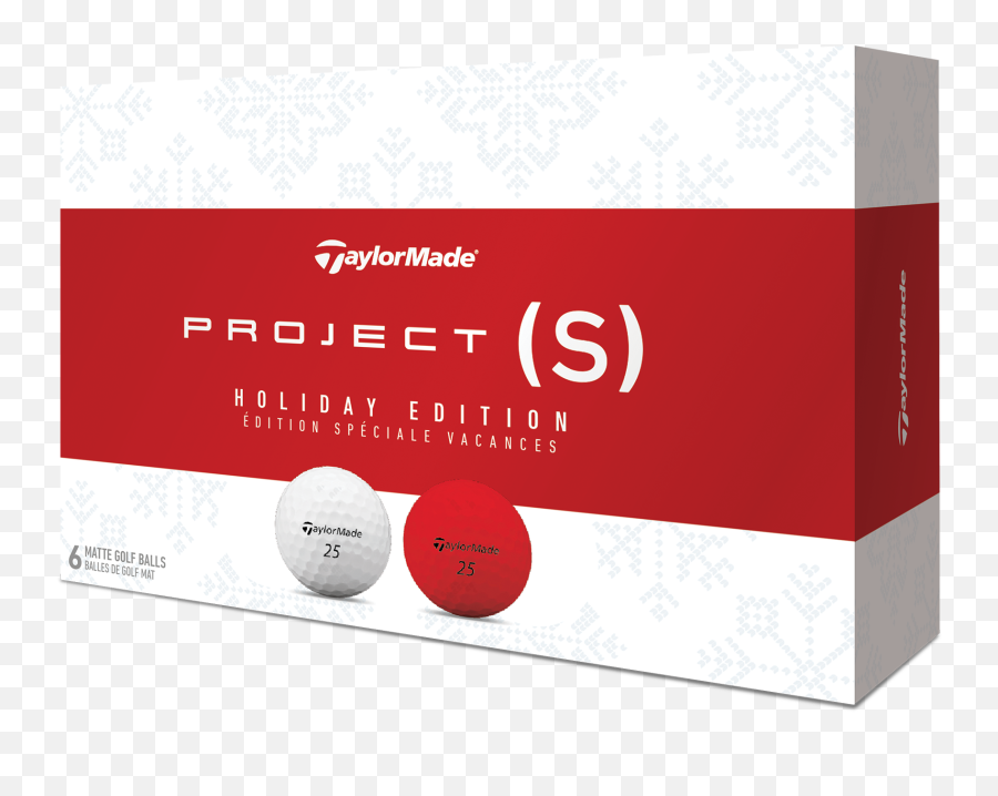 Taylormade Project S Holiday Edition 6 Golf Ball Pack Png Transparent