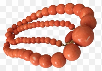 Genuine Natural Old Coral Type Momo Beads Size Png