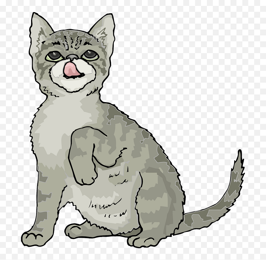 Grey Kitten Clipart Free Download Transparent Png Creazilla - Grey Kitten Cipart,Kitten Transparent