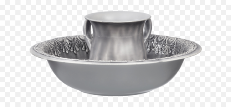 Stainless Steel Washing Cup Silver W Lace Texture - Saucer Png,Lace Texture Png
