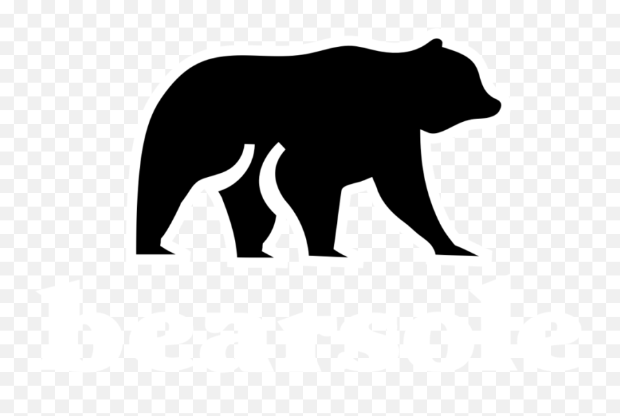 Bear Silhouette Png - Bear Sole American Black Bear Automotive Decal,Black Bear Png