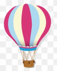 Hot Air Balloon Clipart - Balo De Ar Quente Png Hd Png Hot Air Balloon Vector Png,Balloon Clipart Transparent Background