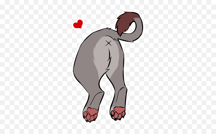 Reiji Akumatsu - Butt Sticker Gift By Reijiakumatsu Fur Ugly Png,Butt Png