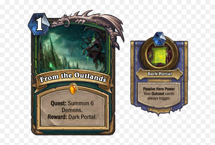From The Outlands - Demon Hunter Quest Dh Initiate Set Sm Orc Png,Demon Hunter Logo