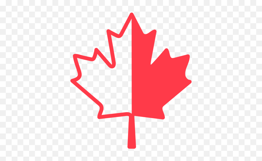 Red And White Maple Leaf Flat - Transparent Png U0026 Svg Vector Sin Of Worshiping False Labels Example,Maple Leaf Transparent