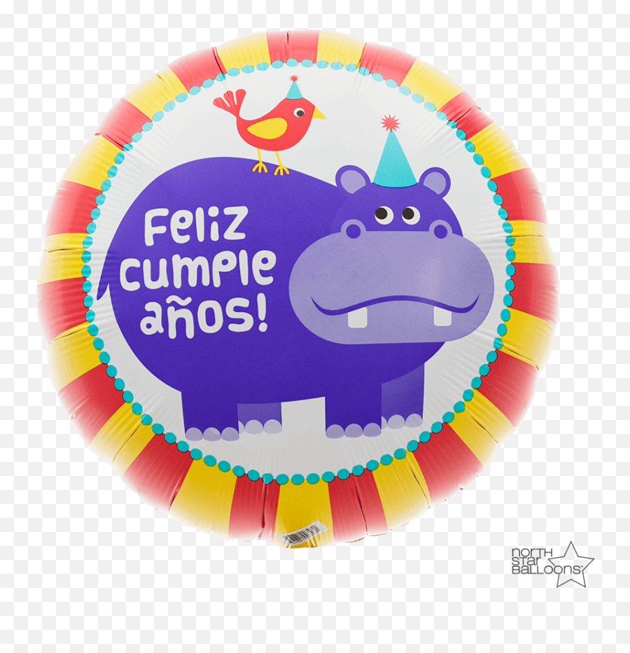 Feliz Cumple Png - Hippo Birdie Feliz Cumpleaños 18 In Big,Feliz Cumplea?os Png