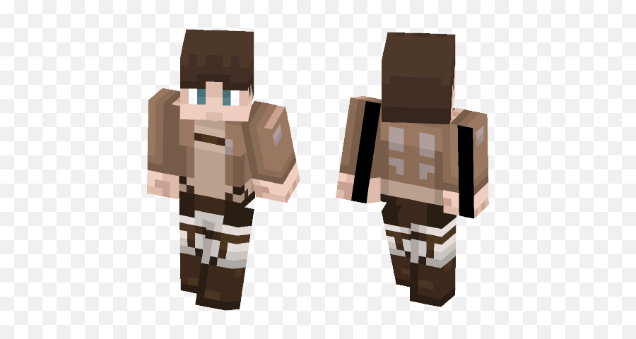 Download Eren Yeager Attack - Your Name Minecraft Skin Png,Eren Png