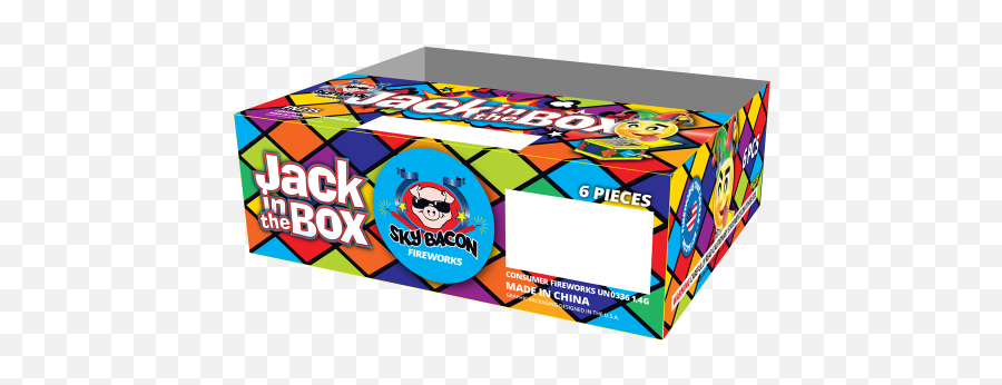 Jack In The Box - Pack 61 By Sky Bacon Fireworks Sold At Aah Fireworks Horizontal Png,Jack In The Box Png