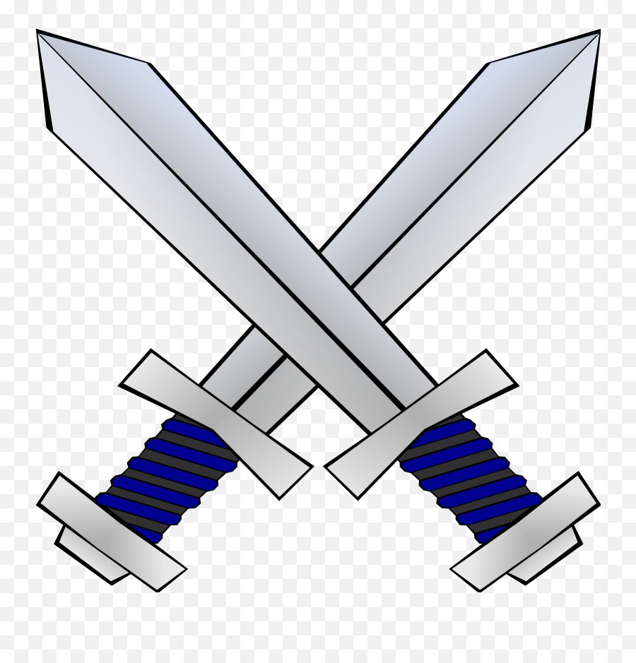Sword Clipart Crossed Transparent - Clipart Crossed Swords Png,Swords Transparent