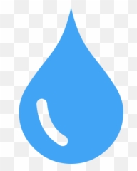 Water Drop Icon Png And Svg Vector Free - Transparent Background Droplet Clipart
