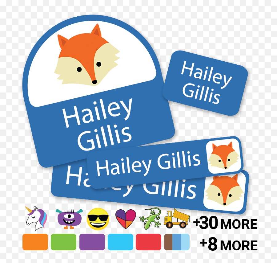 Personalize Daycare Labels With A Name - Language Png,Good Icon For Personalization Button