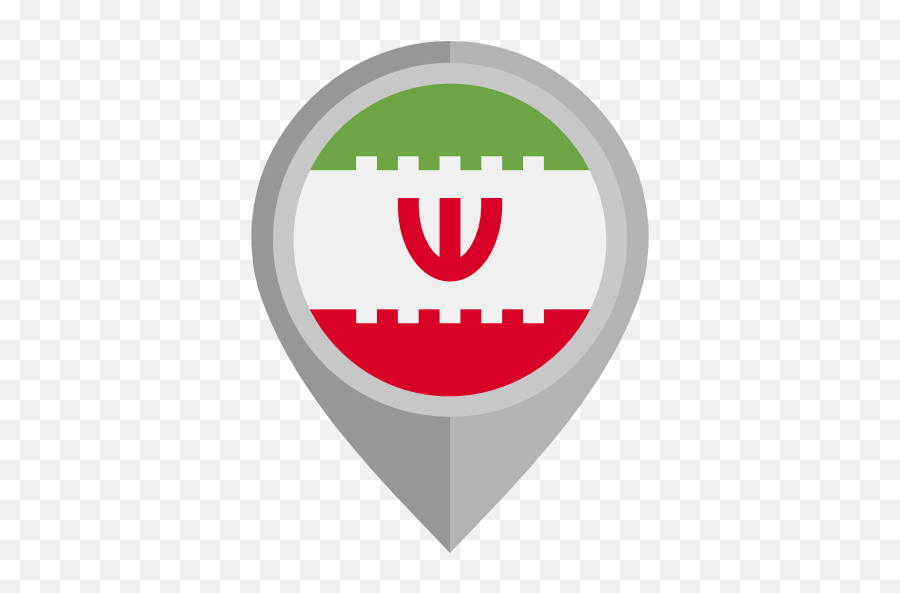 Country Nation Flag Iran Placeholder Flags Icon - Iran Flag Location Png,Nation Flag Icon